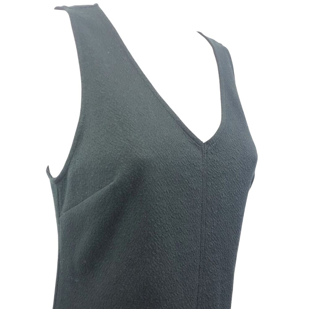 A New Day Black Sleeveless V Neck Dress A Line Design Soft Breathable Fabric - Picture 14 of 16
